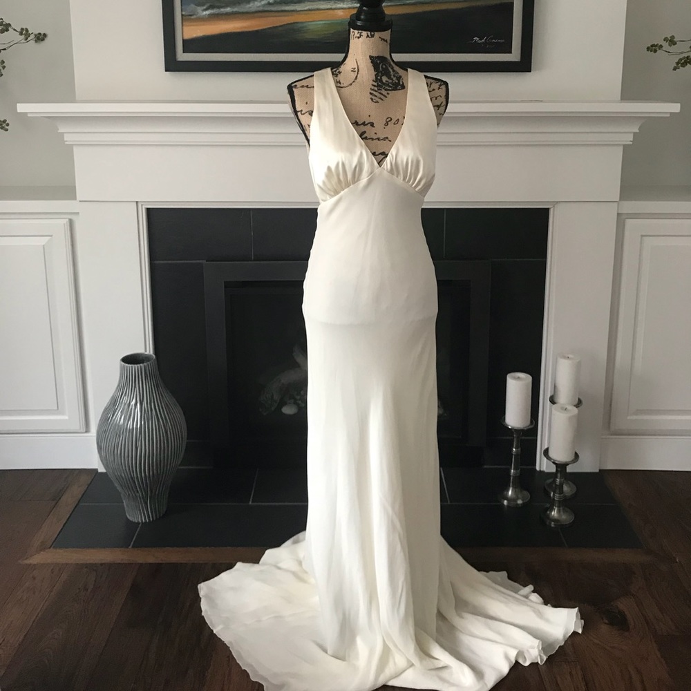 Silk Nicole Miller Gown.
